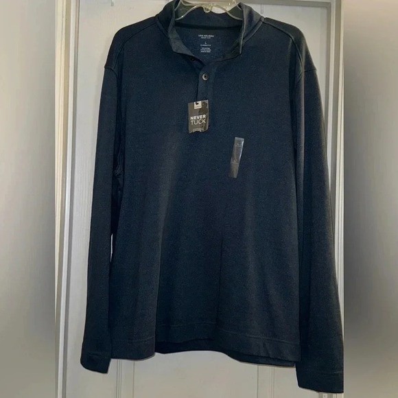 Van Heusen Never Tuck Classic Fit Sweater - Picture 1 of 4